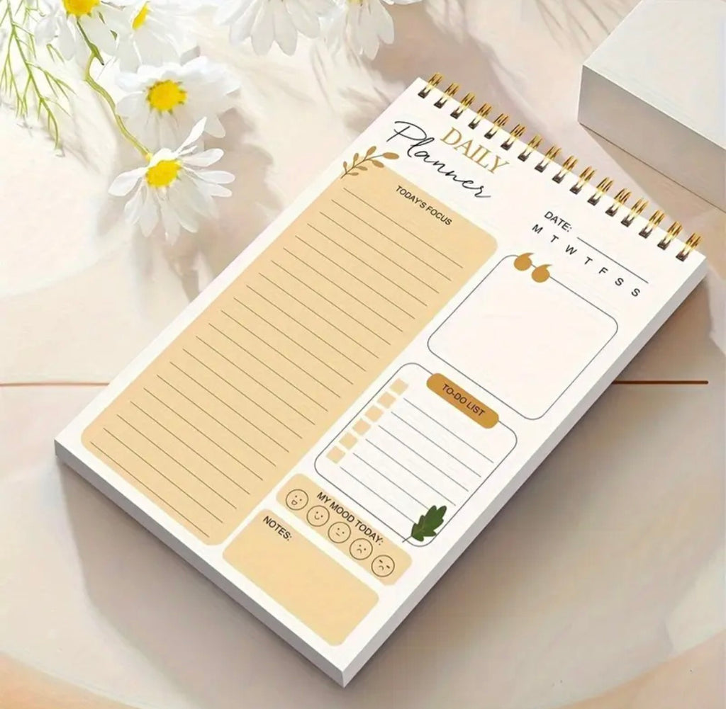 Planificateur Quotidien A5 – Organisation, Focus et Productivité