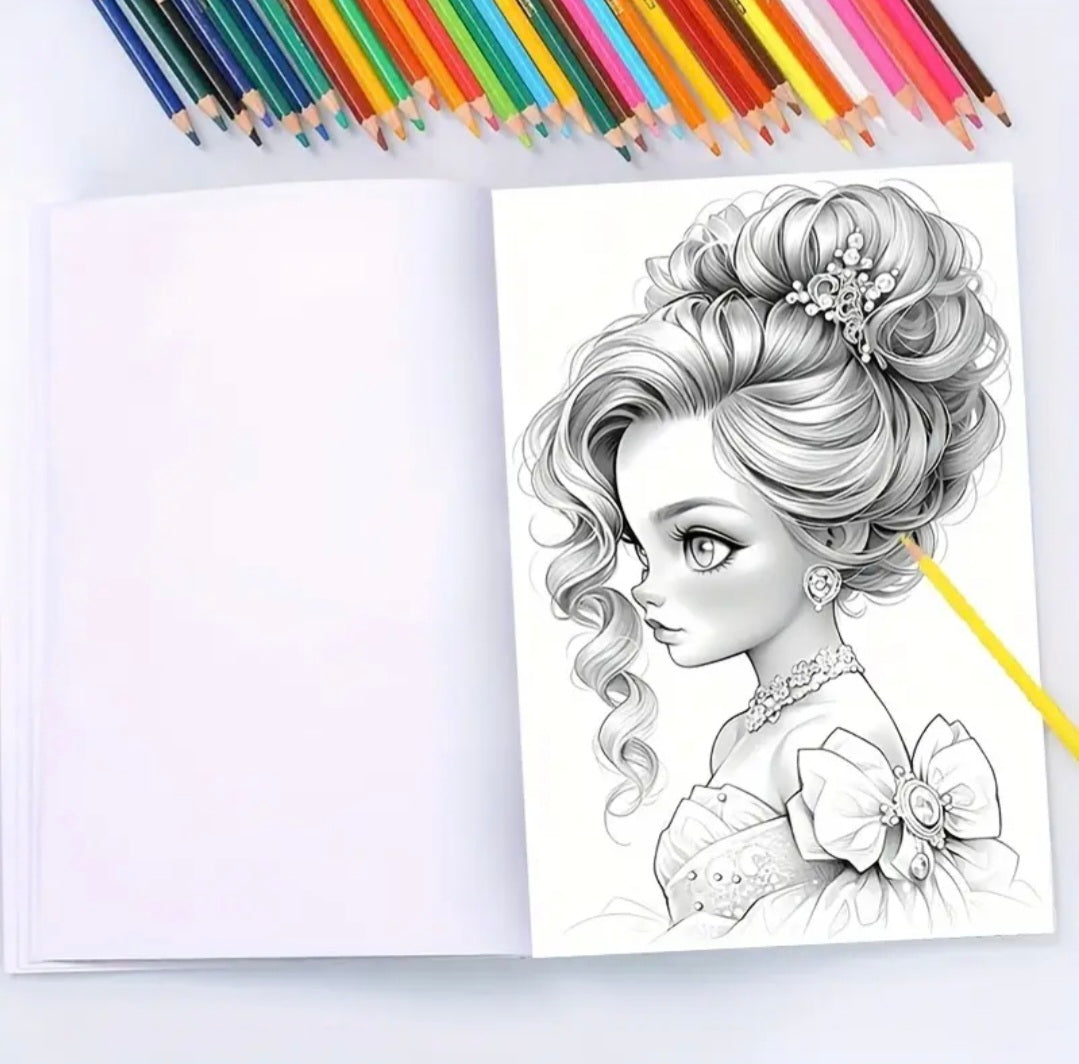 Carnet de coloriage Beauté Élégante – Relaxation créative