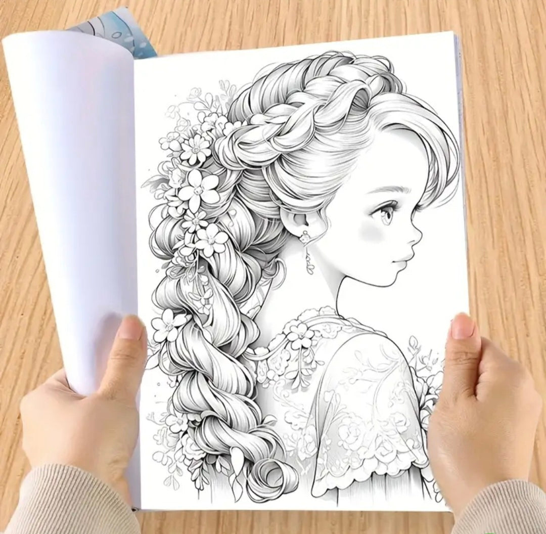 Carnet de coloriage Beauté Élégante – Relaxation créative