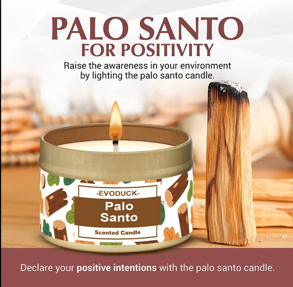 Set de 3 bougies parfumées d’intention – Amour, Manifestation et Palo Santo