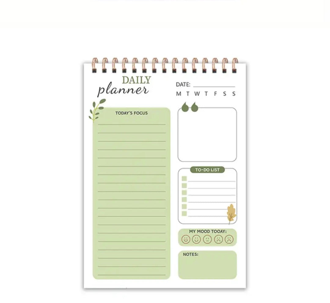 Planificateur Quotidien A5 – Organisation, Focus et Productivité