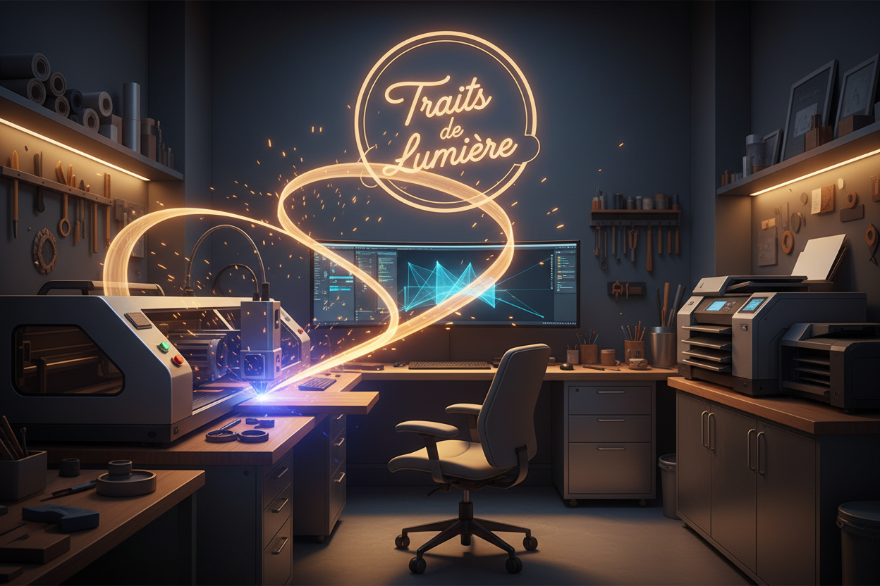 Banner Traits de lumière - Atelier