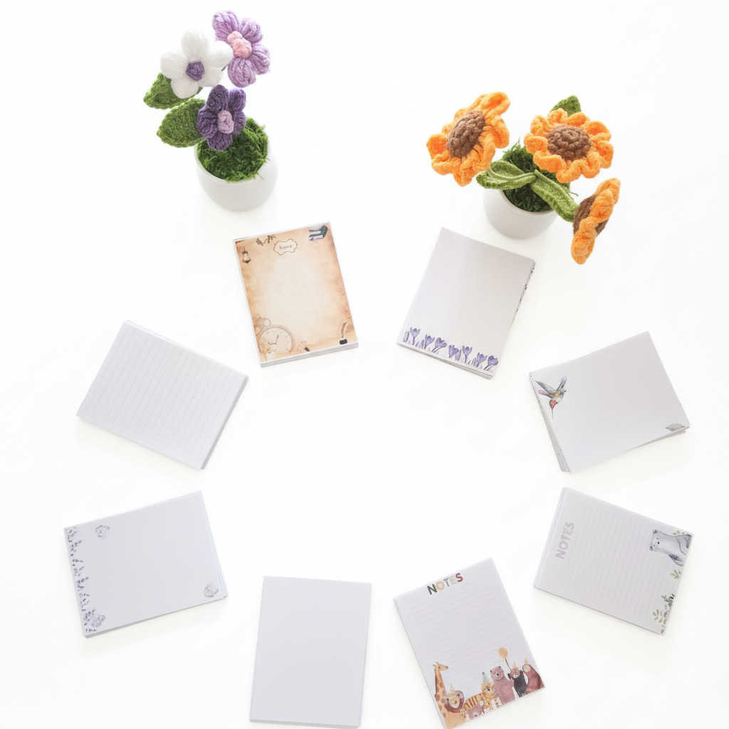 Bloc-notes artisanal – Colibri | 7×9 cm | Pages rechargeables